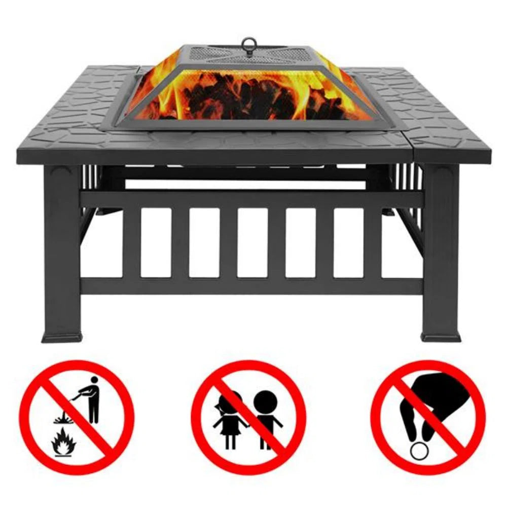 Crofton Square Steel Fire Pit